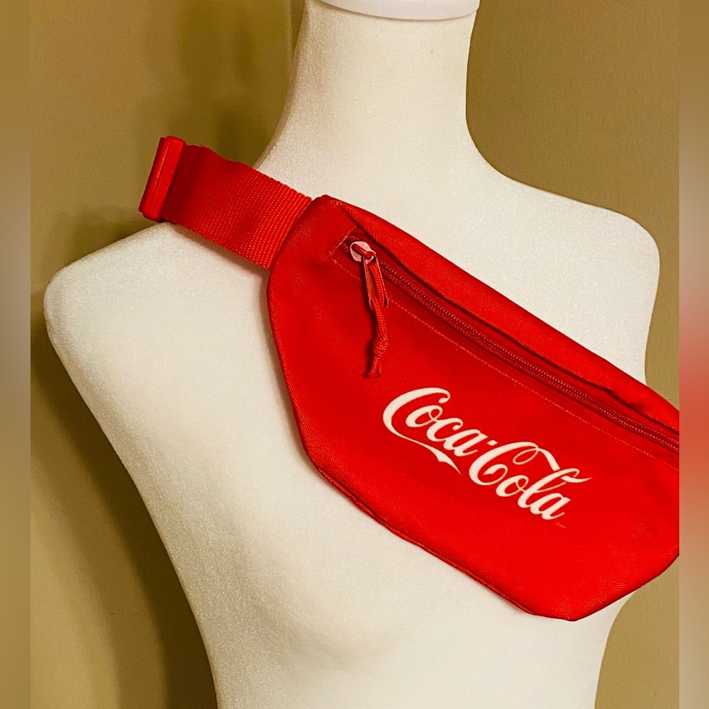 NWOT COCA COLA Canvas Hip Bag
